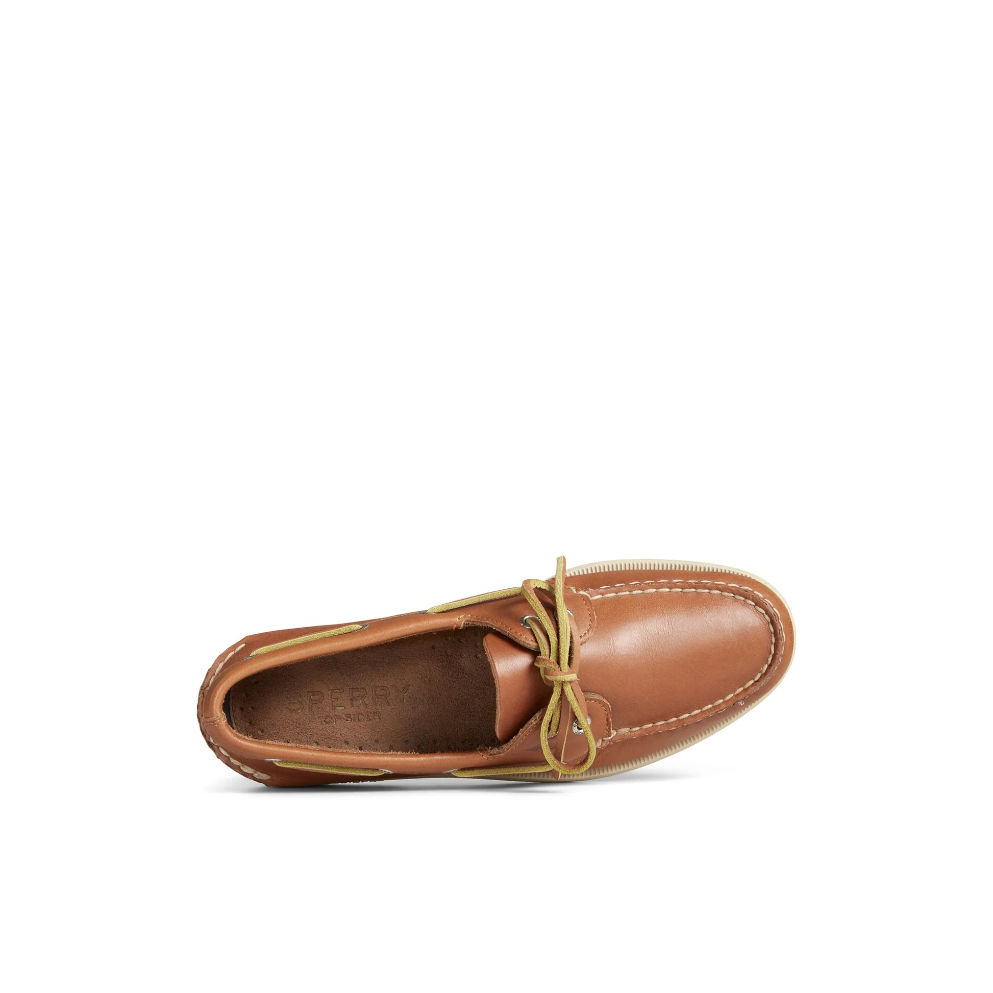 Authentic Original™ 2-Eye Boat Shoe Tan Leather Smooth