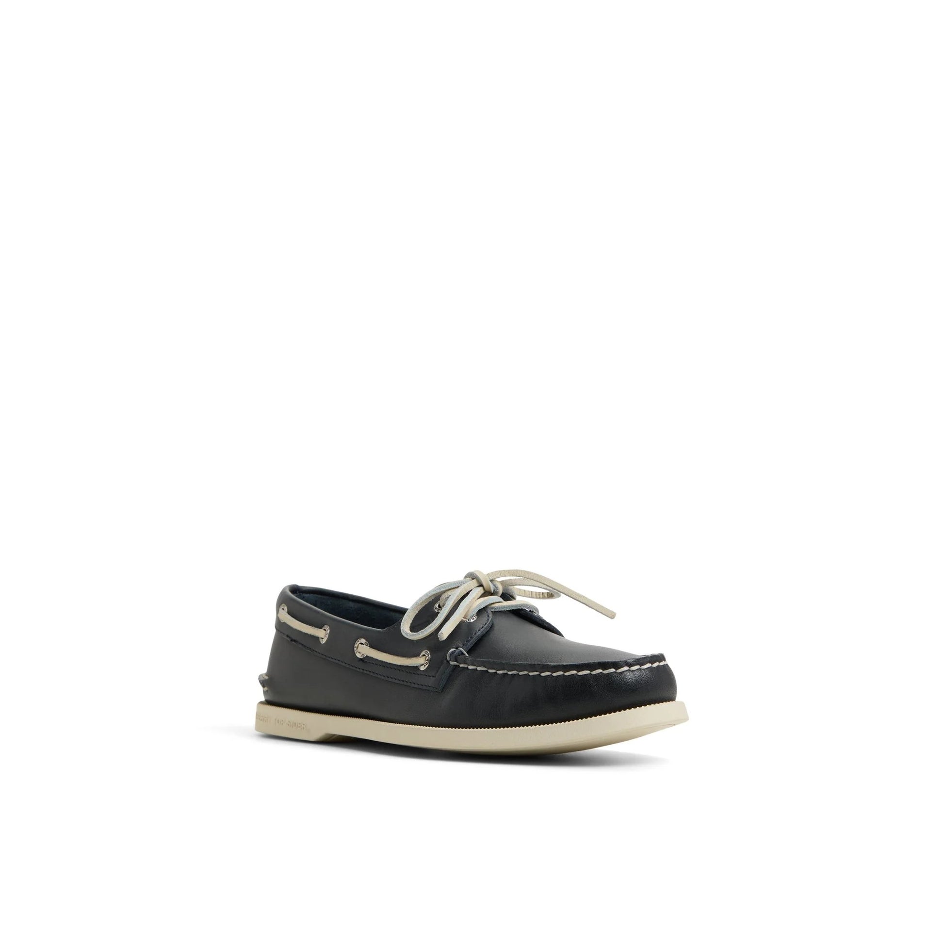 Authentic Original™ 2-Eye Boat Shoe Navy Leather Smooth