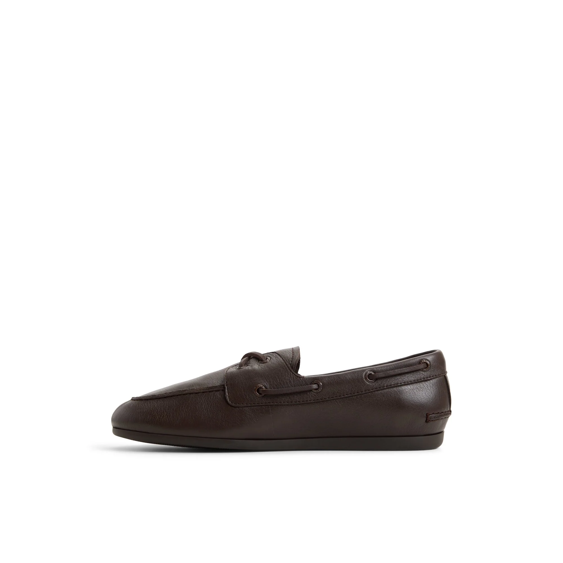 Slim Boat Shoe Dark Brown Tumbled