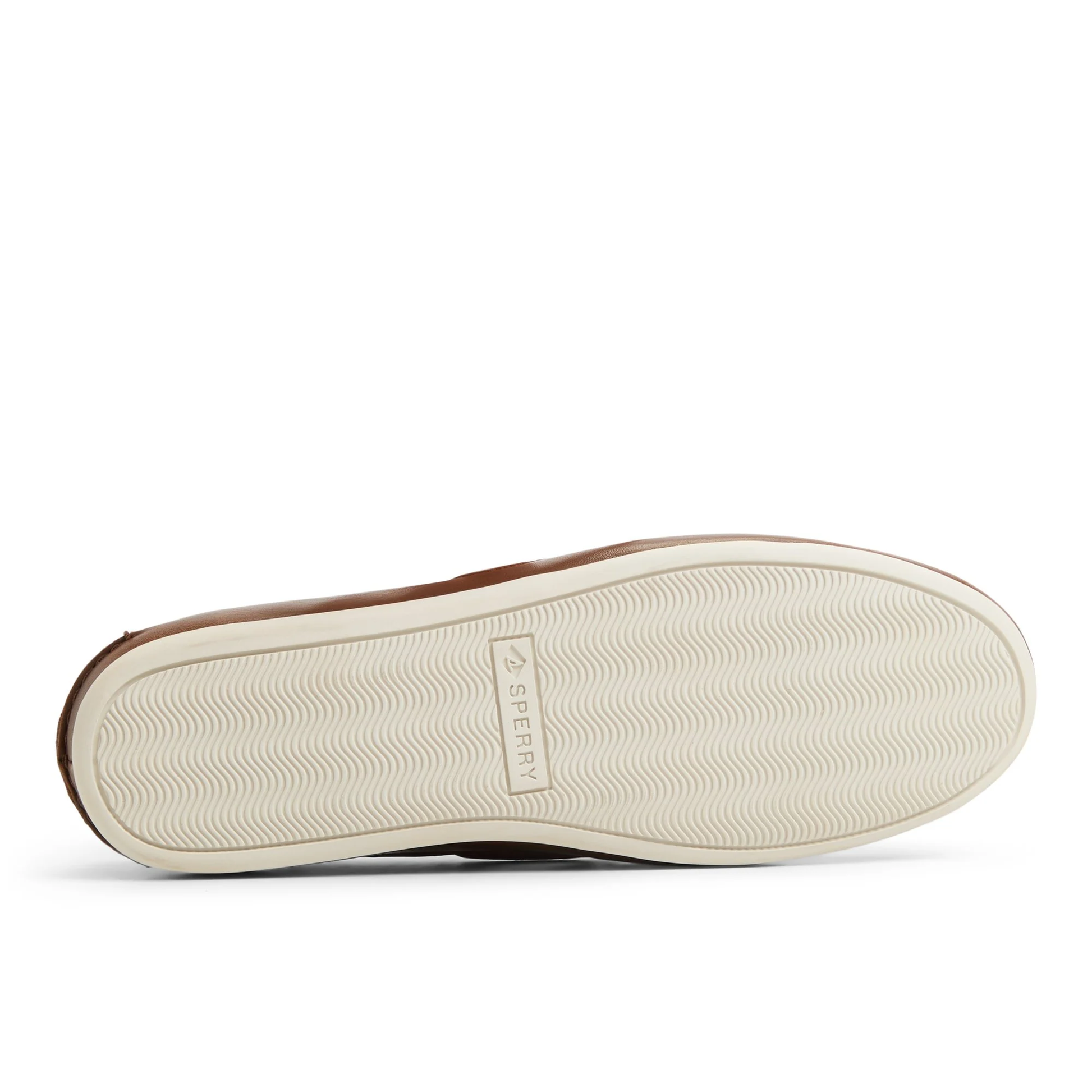 Slim Boat Shoe Tan Distressed