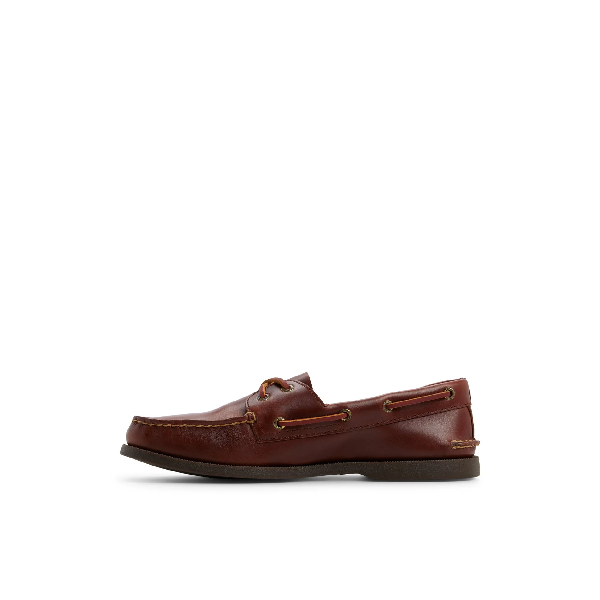 Authentic Original™ 2-Eye Boat Shoe Mahogany Leather Smooth