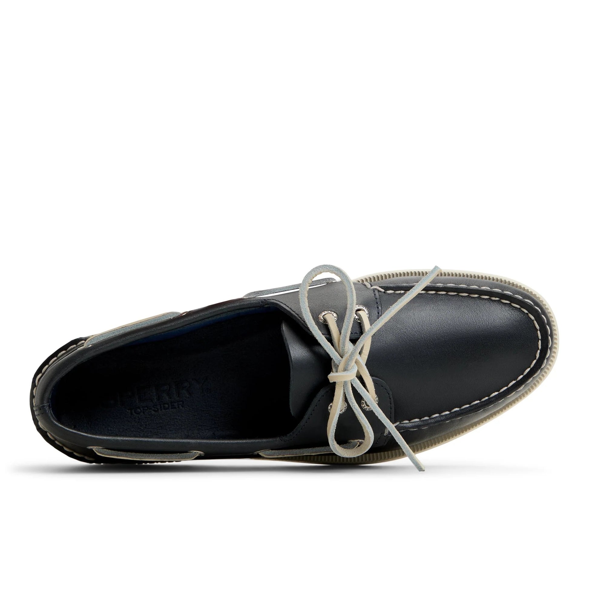 Authentic Original™ 2-Eye Boat Shoe Navy Leather Smooth