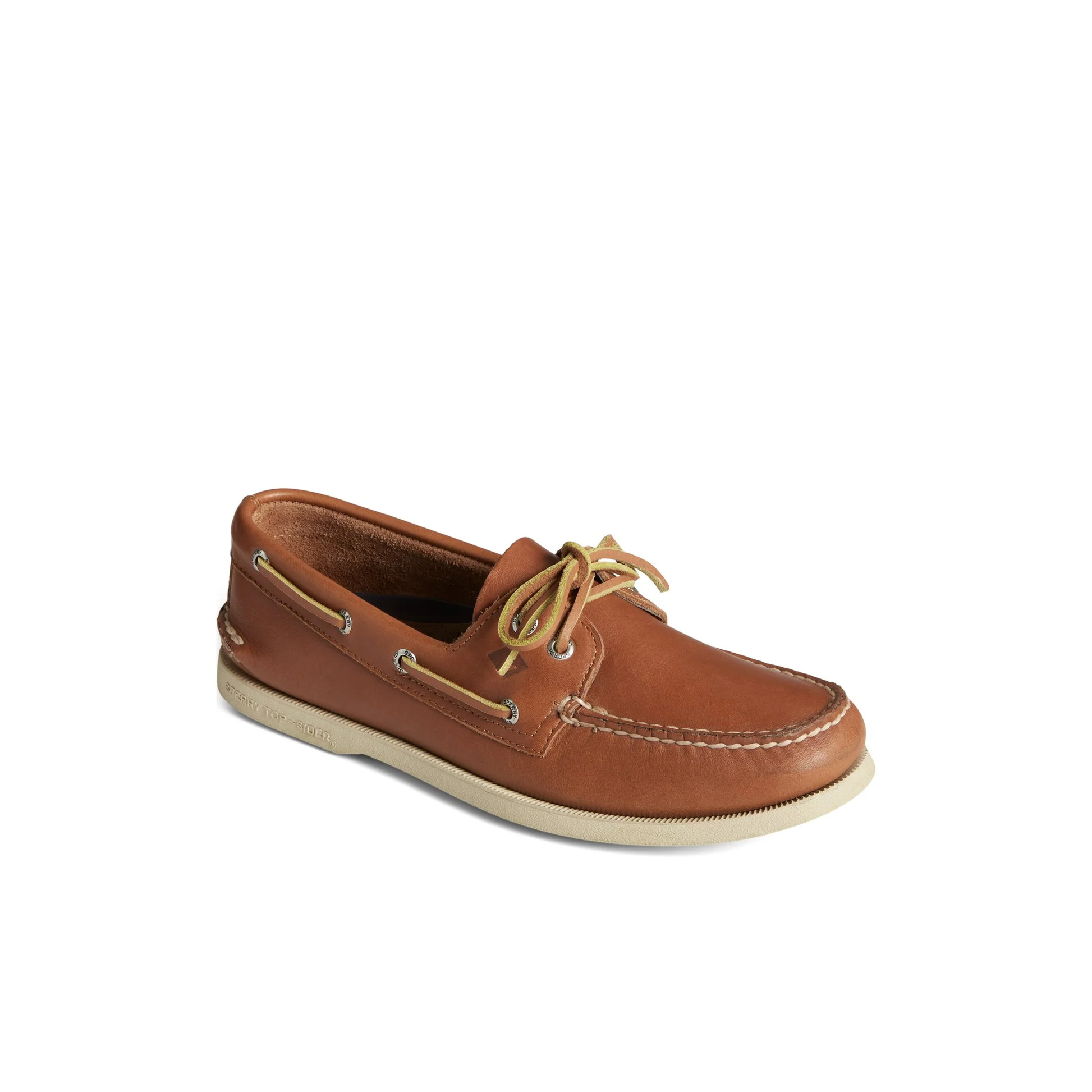 Authentic Original™ 2-Eye Boat Shoe Tan Leather Smooth