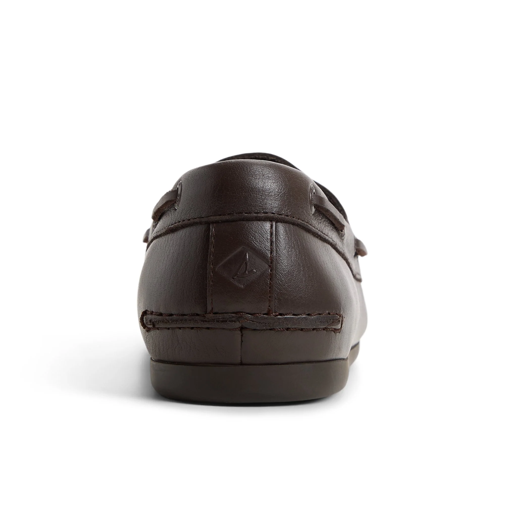 Slim Boat Shoe Dark Brown Tumbled