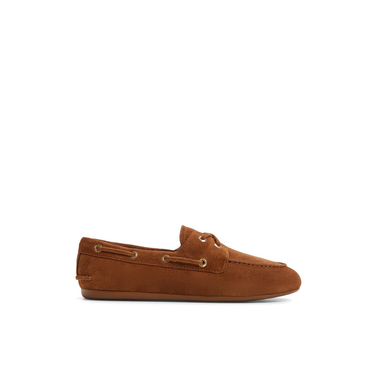Slim Boat Shoe Tan Leather Suede