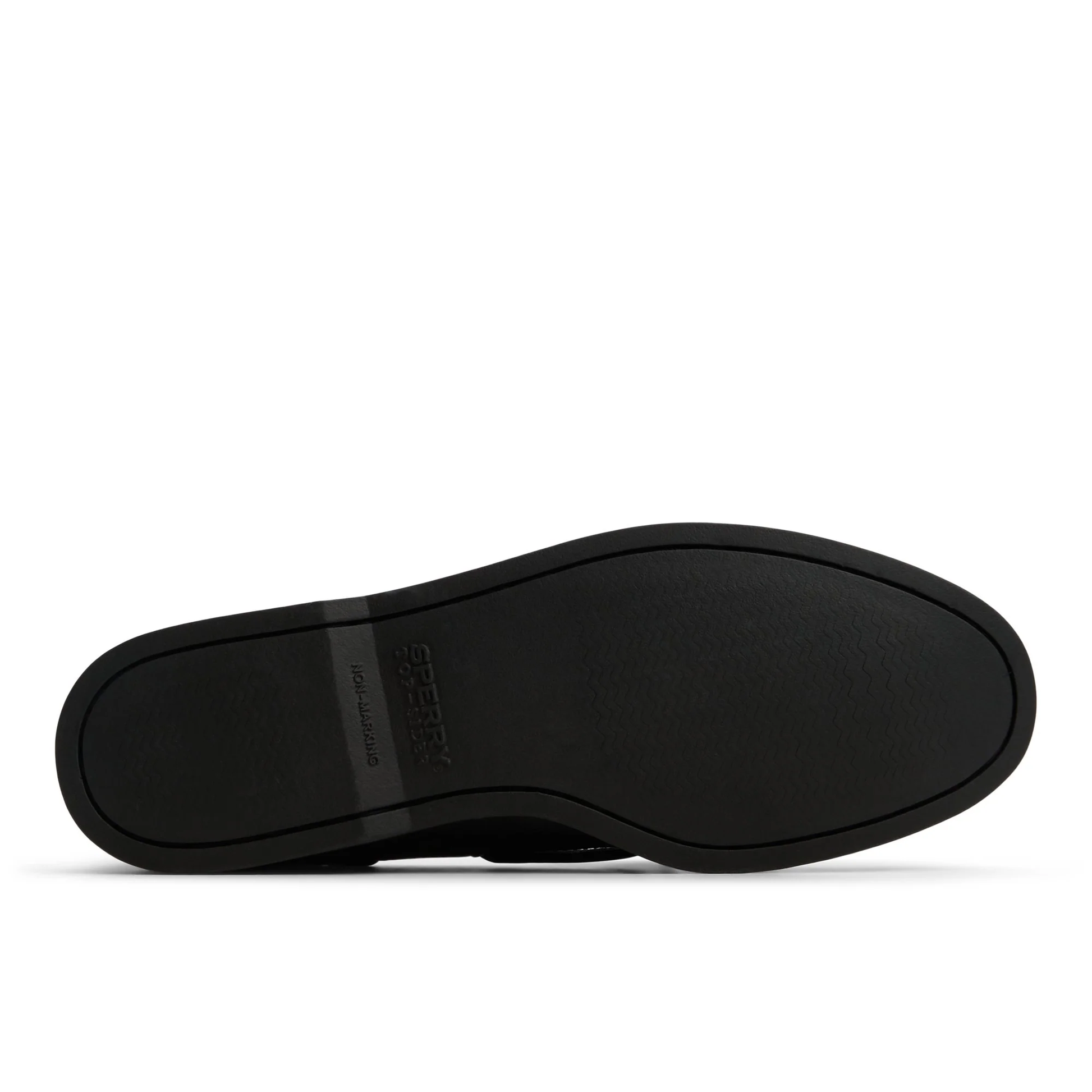 Authentic Original™ 2-Eye Boat Shoe Nero Leather Smooth