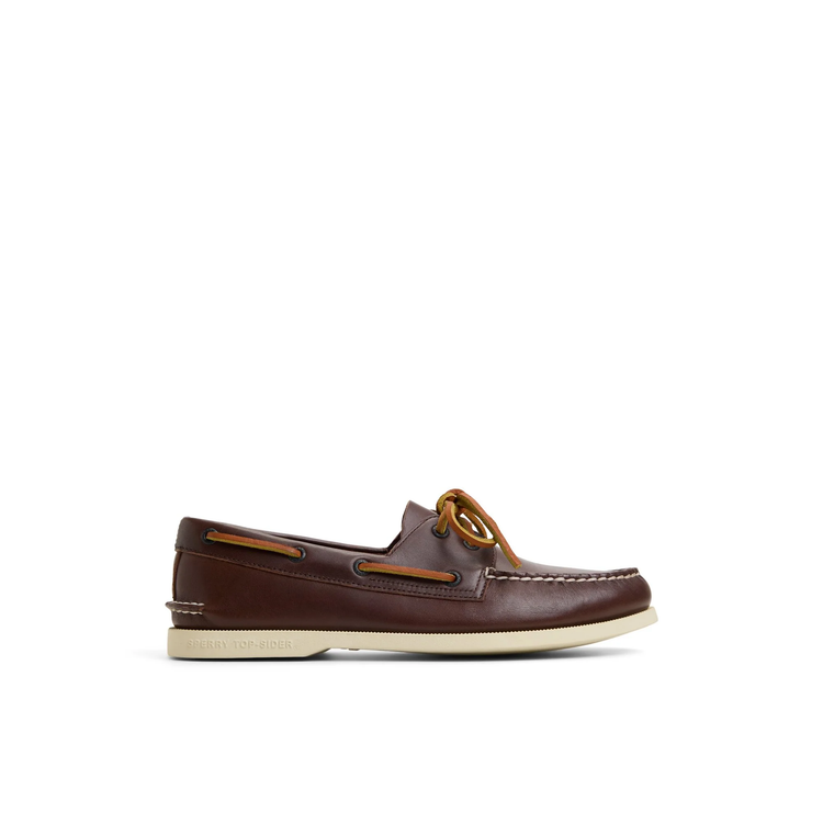 Authentic Original™ 2-Eye Boat Shoe Marrone Leather Smooth