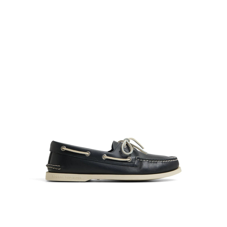 Authentic Original™ 2-Eye Boat Shoe Navy Leather Smooth