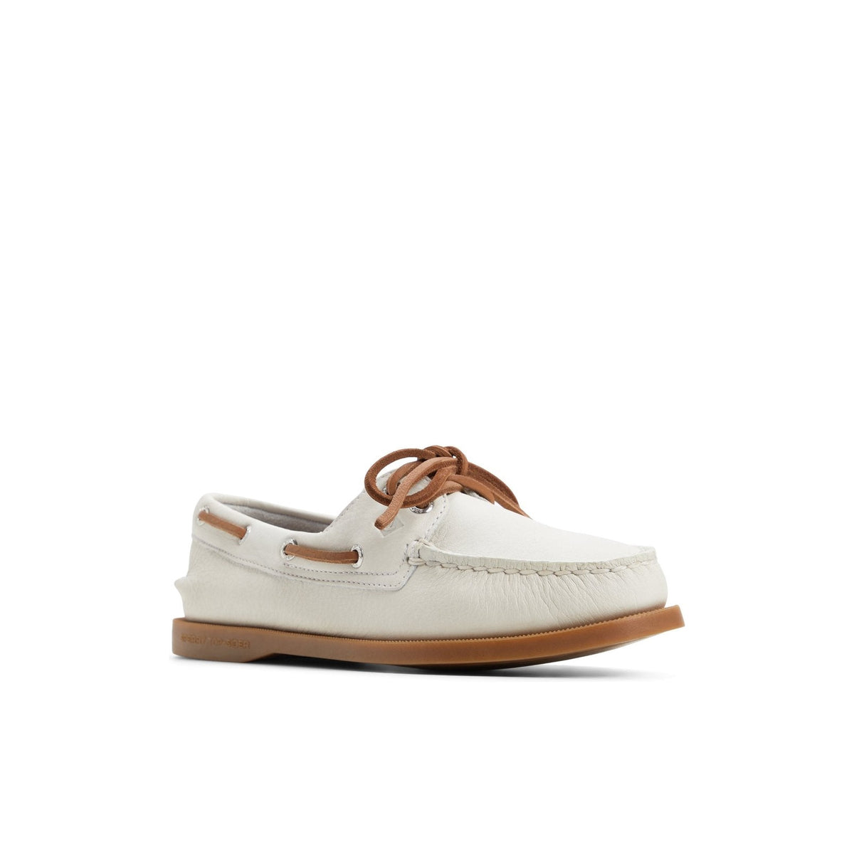 Authentic Original™ 2-Eye White Gum Leather Smooth