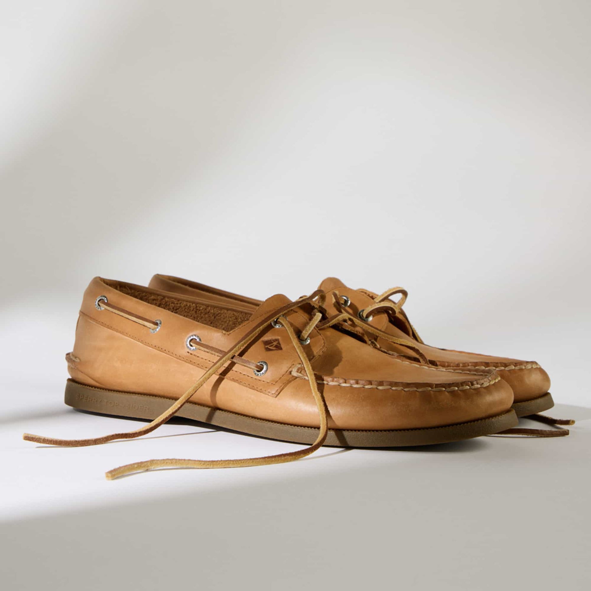 Authentic Original™ 2-Eye Boat Shoe Sahara Leather Smooth