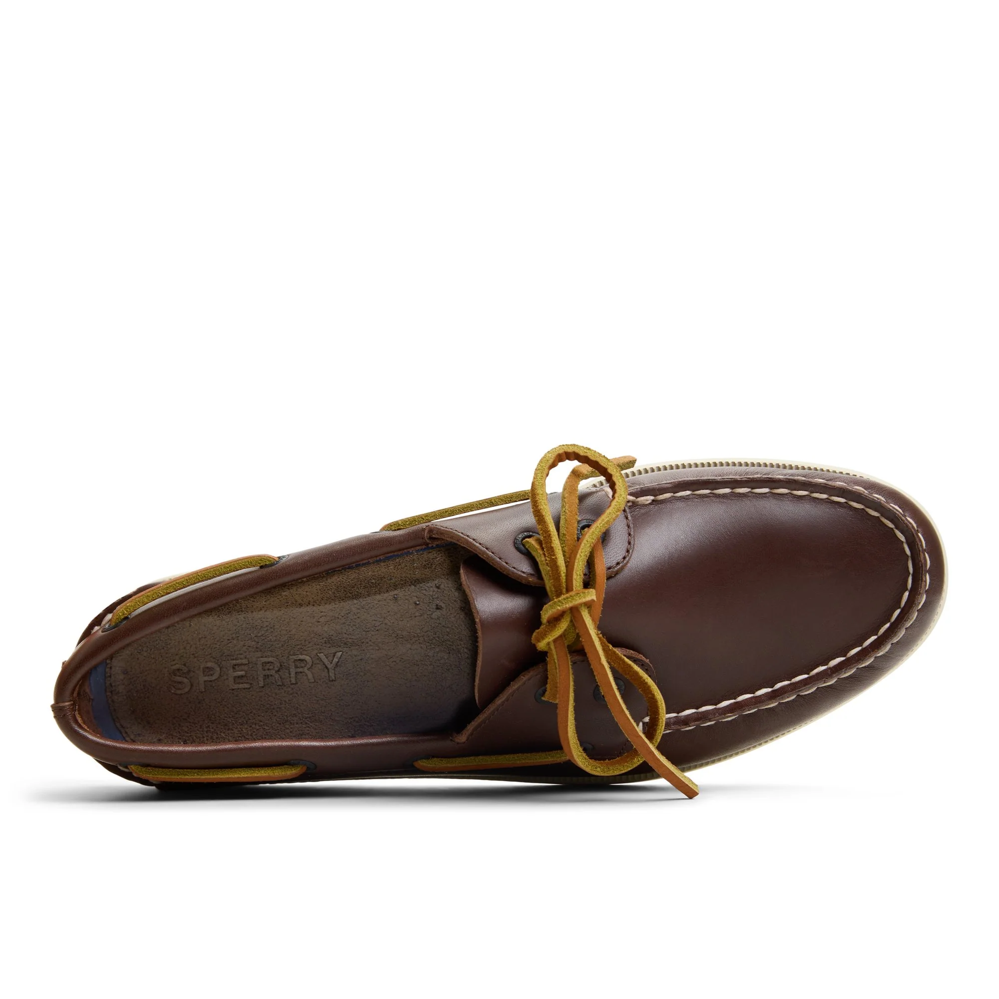 Authentic Original™ 2-Eye Boat Shoe Marrone Leather Smooth