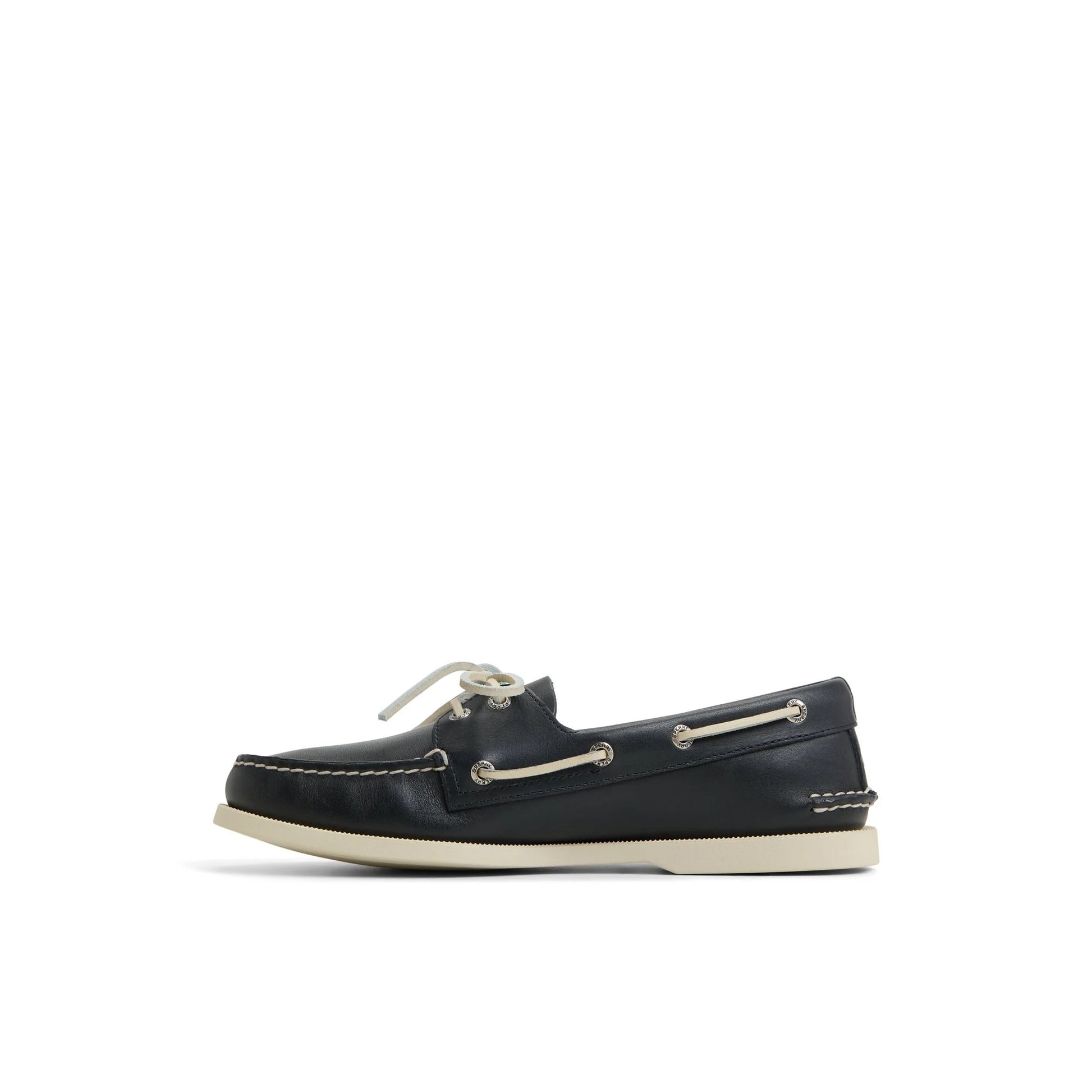 Authentic Original™ 2-Eye Boat Shoe Navy Leather Smooth