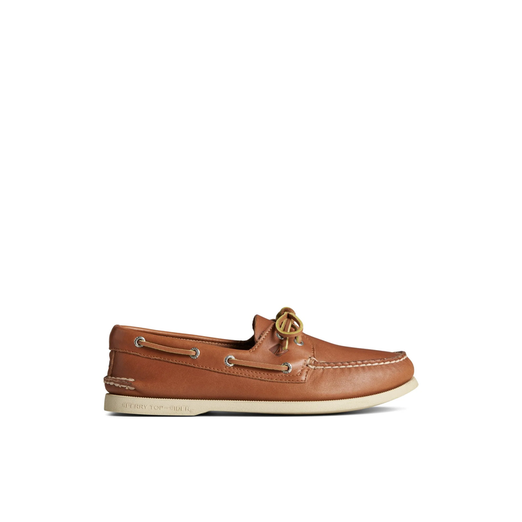 Authentic Original™ 2-Eye Boat Shoe Tan Leather Smooth
